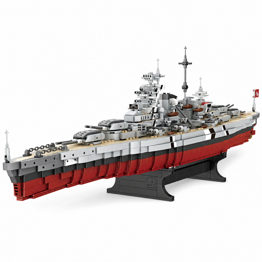 BrickStrike bismarck assembled brick model