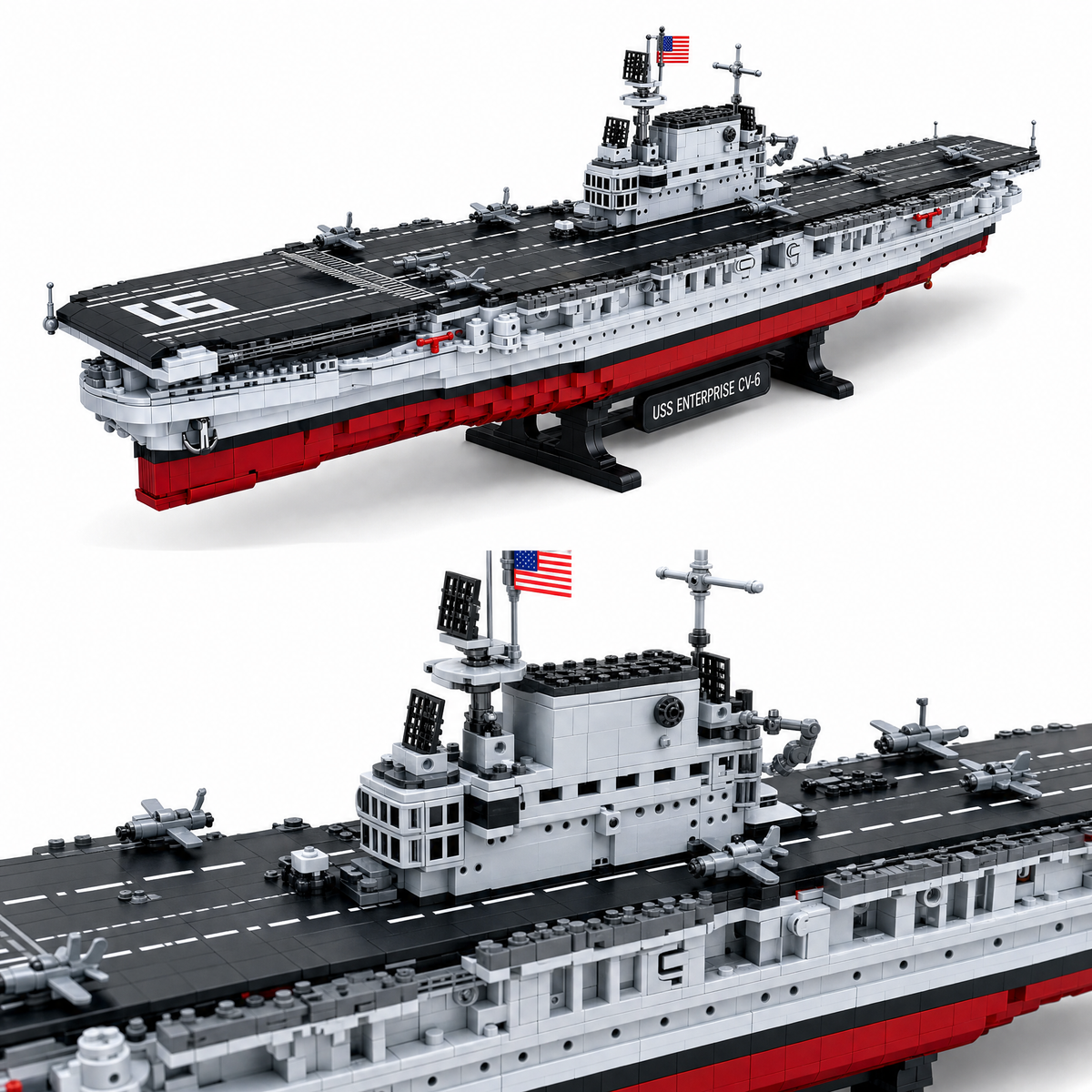 BrickStrike uss enterprise construction detail