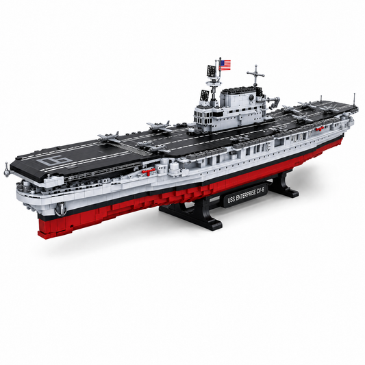 BrickStrike uss enterprise assembled brick model